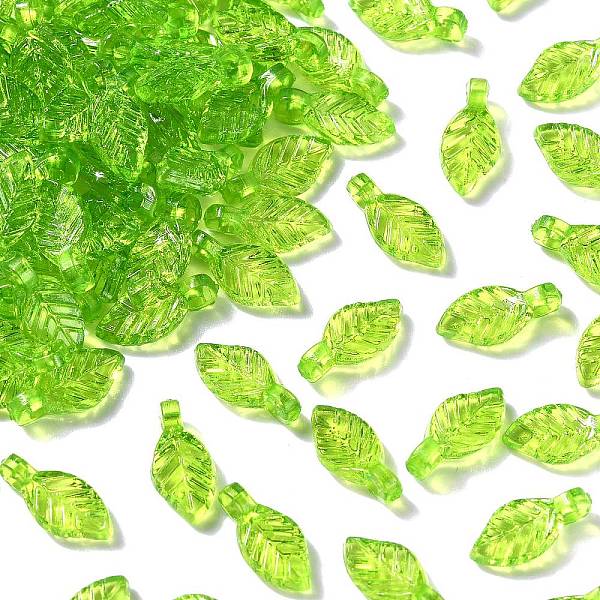 PandaHall 100Pcs Transparent Acrylic Charms, Leaf Charm, Green, 10.5x5x3.5mm, Hole: 1.4mm Acrylic Leaf Green
PandaHall 100Pcs Transparent Acrylic Charms, Leaf Charm, Green, 10.5x5x3.5mm, Hole: 1.4mm Acrylic Leaf Green