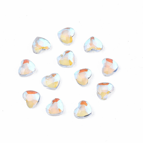 PandaHall Glass Rhinestone Cabochons, Nail Art Decoration Accessories, Faceted, Heart, Clear AB, 3x3.5x1.5mm Glass Heart White
PandaHall Glass Rhinestone Cabochons, Nail Art Decoration Accessories, Faceted, Heart, Clear AB, 3x3.5x1.5mm Glass Heart White
