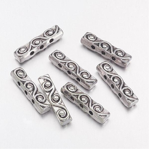PandaHall Tibetan Style Bar Spacers, Lead Free and Cadmium Free & Nickel Free, Rectangle, Antique Silver Color, about 18mm long, 4mm wide...
PandaHall Tibetan Style Bar Spacers, Lead Free and Cadmium Free & Nickel Free, Rectangle, Antique Silver Color, about 18mm long, 4mm wide...