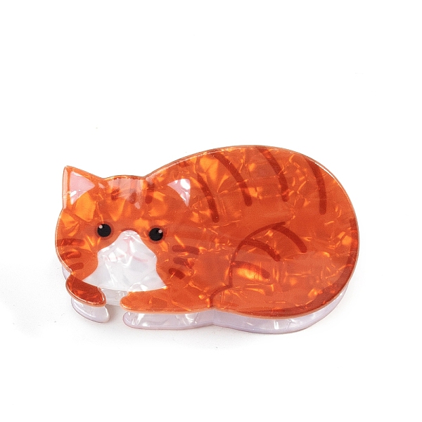 PandaHall Cat Shape PVC Claw Hair Clips, for Girls Women Thick Hair, Orange Red, 43x81x44mm Plastic Cat Shape
PandaHall Cat Shape PVC Claw Hair Clips, for Girls Women Thick Hair, Orange Red, 43x81x44mm Plastic Cat Shape