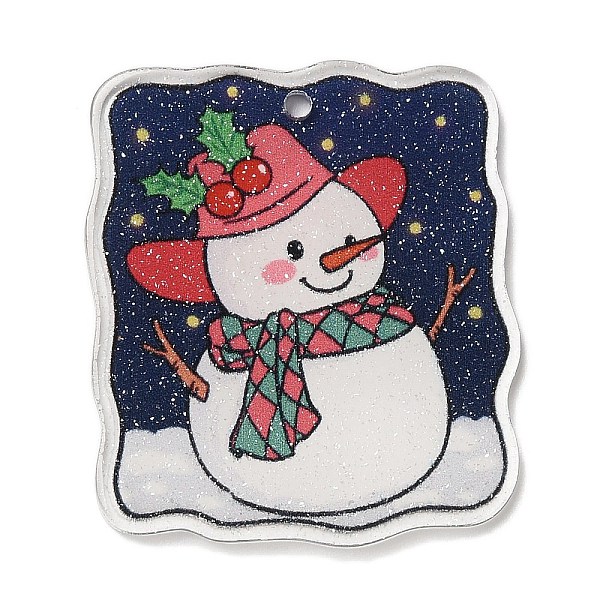 PandaHall Christmas Series Acrylic Pendants, Snowman, 39.5x34.5x2.5mm, Hole: 2mm Acrylic Snowman White
PandaHall Christmas Series Acrylic Pendants, Snowman, 39.5x34.5x2.5mm, Hole: 2mm Acrylic Snowman White