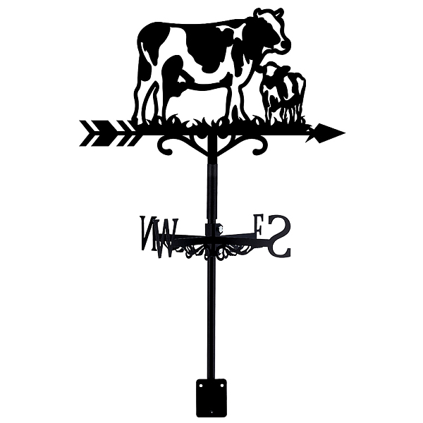 PandaHall SUPERDANT Cow Weathervane Wrought Iron Wind Vane Roof Garden Direction Sign Outdoor Farmhouse Decoration Weathercock Ornament Wind...
PandaHall SUPERDANT Cow Weathervane Wrought Iron Wind Vane Roof Garden Direction Sign Outdoor Farmhouse Decoration Weathercock Ornament Wind...