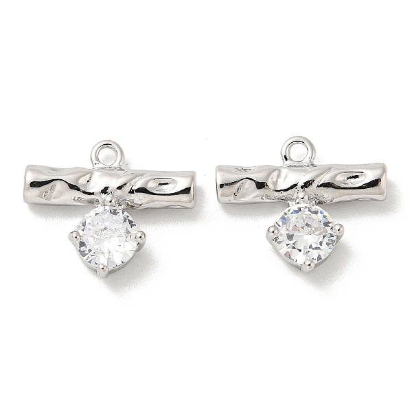PandaHall Brass Micro Pave Cubic Zirconia Charms, Real Platinum Plated, 11x13x3mm, Hole: 1mm Brass+Cubic Zirconia Clear
PandaHall Brass Micro Pave Cubic Zirconia Charms, Real Platinum Plated, 11x13x3mm, Hole: 1mm Brass+Cubic Zirconia Clear