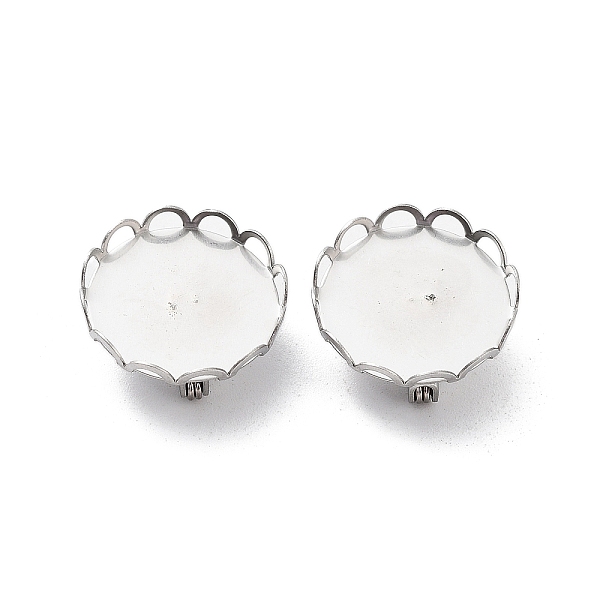 PandaHall 304 Stainless Steel Brooch Base Settings, Round, Stainless Steel Color, 17x2.5mm, Tray: 16mm 304 Stainless Steel
PandaHall 304 Stainless Steel Brooch Base Settings, Round, Stainless Steel Color, 17x2.5mm, Tray: 16mm 304 Stainless Steel
