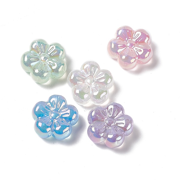 PandaHall UV Plating Rainbow Iridescent Acrylic Flower Beads, 5 Petal Plum Blossom, Mixed Color, 22x23x10mm, Hole: 3.5mm Acrylic Flower..., Multicolor
PandaHall UV Plating Rainbow Iridescent Acrylic Flower Beads, 5 Petal Plum Blossom, Mixed Color, 22x23x10mm, Hole: 3.5mm Acrylic Flower..., Multicolor