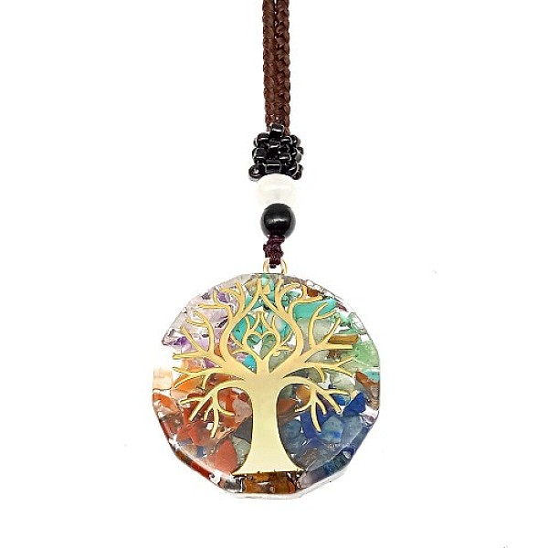 PandaHall Resin & Natural & Synthetic Mixed Gemstone Pendant Necklaces, Tree of Life, 25.59 inch(65cm) Resin Tree of Life
PandaHall Resin & Natural & Synthetic Mixed Gemstone Pendant Necklaces, Tree of Life, 25.59 inch(65cm) Resin Tree of Life