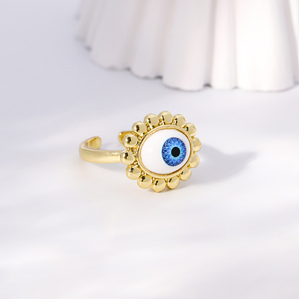 PandaHall Evil Eye Stainless Steel Open Cuff Rings for Women, Golden, Oval, No Size Stainless Steel Oval
PandaHall Evil Eye Stainless Steel Open Cuff Rings for Women, Golden, Oval, No Size Stainless Steel Oval