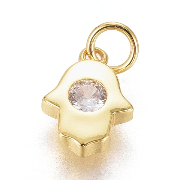 PandaHall Religion Theme, Brass Micro Pave Cubic Zirconia Pendants, with Jump Ring, Long-Lasting Plated, Hamsa Hand/Hand of Fatima/Hand of..., Clear
PandaHall Religion Theme, Brass Micro Pave Cubic Zirconia Pendants, with Jump Ring, Long-Lasting Plated, Hamsa Hand/Hand of Fatima/Hand of..., Clear