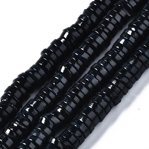 PandaHall Natural Freshwater Shell Beads Strands, Dyed, Flat Round/Disc, Heishi Beads, Black, 6x6x1~2.5mm, Hole: 1mm, about...
PandaHall Natural Freshwater Shell Beads Strands, Dyed, Flat Round/Disc, Heishi Beads, Black, 6x6x1~2.5mm, Hole: 1mm, about...