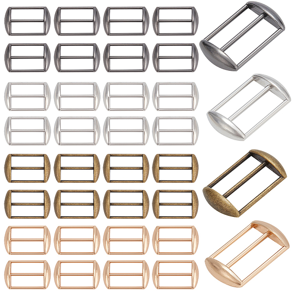 PandaHall BENECREAT 40Pcs 4 Colors Rectangle Alloy Slider Buckles, Adjustable Buckle Fasteners, For Cap, Mixed Color, 15.5x25x4mm, Hole...
PandaHall BENECREAT 40Pcs 4 Colors Rectangle Alloy Slider Buckles, Adjustable Buckle Fasteners, For Cap, Mixed Color, 15.5x25x4mm, Hole...