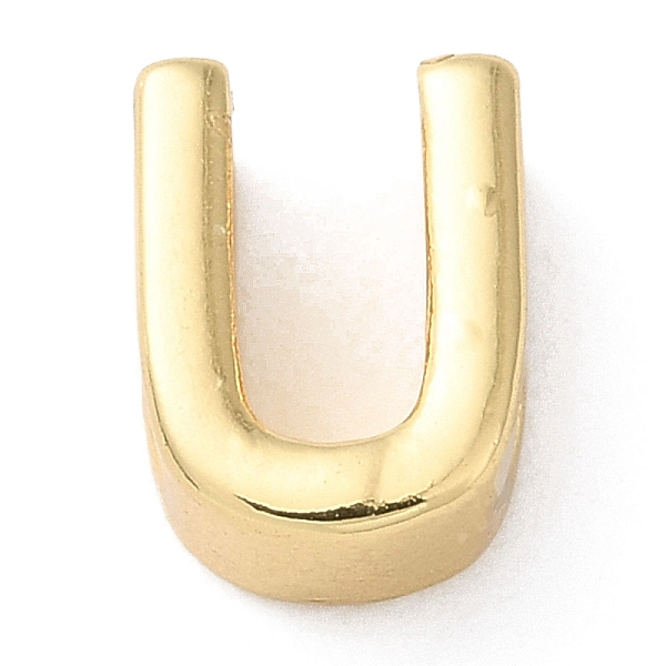 PandaHall Rack Plating Brass Slide Charms, Cadmium Free & Lead Free, Real 18K Gold Plated, Letter, Letter U, 8x6x4mm, Hole: 1.4mm Brass...
PandaHall Rack Plating Brass Slide Charms, Cadmium Free & Lead Free, Real 18K Gold Plated, Letter, Letter U, 8x6x4mm, Hole: 1.4mm Brass...