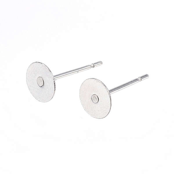 PandaHall 304 Stainless Steel Stud Earring Findings, Stainless Steel Color, 12x6mm, Pin: 0.8mm 304 Stainless Steel Others
PandaHall 304 Stainless Steel Stud Earring Findings, Stainless Steel Color, 12x6mm, Pin: 0.8mm 304 Stainless Steel Others