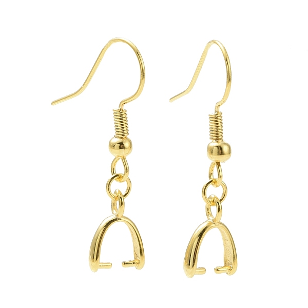 PandaHall Rack Plating Brass Earring Hooks, with Ice Pick Pinch Bails, Long-Lasting Plated, Lead Free & Cadmium Free, Golden, 30mm, 22 Gauge...
PandaHall Rack Plating Brass Earring Hooks, with Ice Pick Pinch Bails, Long-Lasting Plated, Lead Free & Cadmium Free, Golden, 30mm, 22 Gauge...