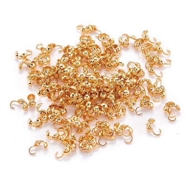 PandaHall Brass Bead Tips, Long-Lasting Plated, Real 18k Gold Plated, 9x5.5mm, Hole: 0.6x1.5mm, Inner Diameter: 3mm Brass
PandaHall Brass Bead Tips, Long-Lasting Plated, Real 18k Gold Plated, 9x5.5mm, Hole: 0.6x1.5mm, Inner Diameter: 3mm Brass