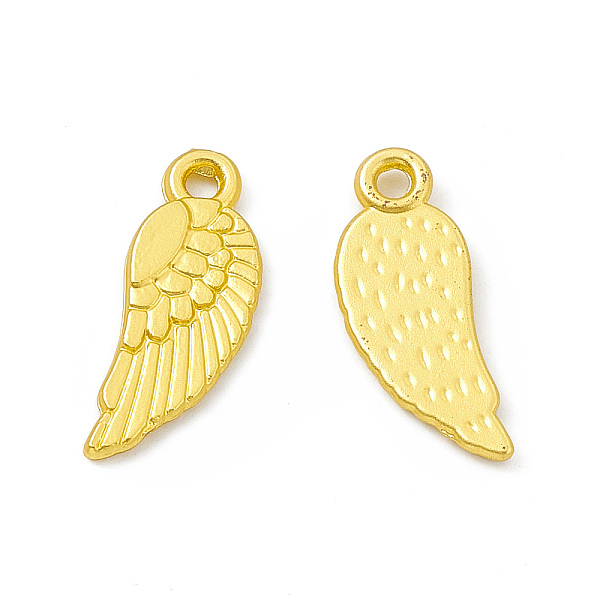 PandaHall Rack Plating Alloy Pendants, Cadmium Free & Lead Free & Nickle Free, Wing Charms, Matte Gold Color, 16.5x6.5x1.5mm, Hole: 1.4mm...
PandaHall Rack Plating Alloy Pendants, Cadmium Free & Lead Free & Nickle Free, Wing Charms, Matte Gold Color, 16.5x6.5x1.5mm, Hole: 1.4mm...
