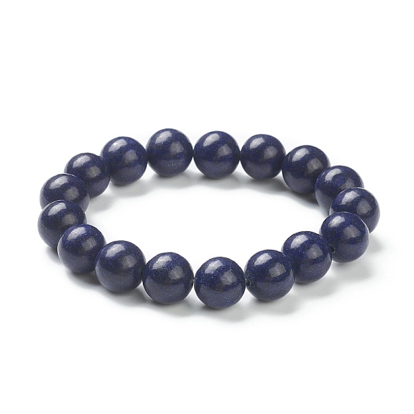 PandaHall Natural Lapis Lazuli Beaded Stretch Bracelets, Dyed, Round, Beads: 12~12.5mm, Inner Diameter: 2-1/8 inch(5.4cm) Lapis Lazuli
PandaHall Natural Lapis Lazuli Beaded Stretch Bracelets, Dyed, Round, Beads: 12~12.5mm, Inner Diameter: 2-1/8 inch(5.4cm) Lapis Lazuli