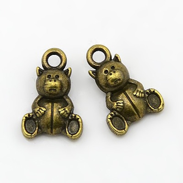 PandaHall Tibetan Style Alloy Pendants, Cadmium Free & Nickel Free & Lead Free, Antique Bronze, Bear, 16x10x5mm, Hole: 2mm Alloy Bear
PandaHall Tibetan Style Alloy Pendants, Cadmium Free & Nickel Free & Lead Free, Antique Bronze, Bear, 16x10x5mm, Hole: 2mm Alloy Bear