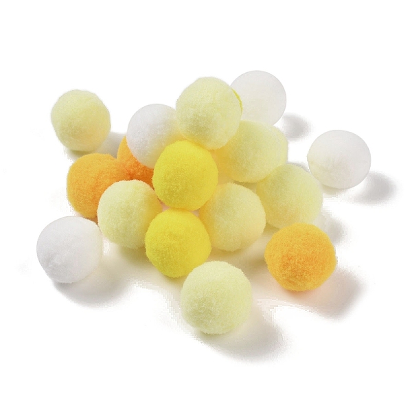 PandaHall Polyester Ball Decoration, Pom Pom Ball, For DIY Craft, Yellow, 2.6~3cm, about 30pcs/set Polyester Round Yellow
PandaHall Polyester Ball Decoration, Pom Pom Ball, For DIY Craft, Yellow, 2.6~3cm, about 30pcs/set Polyester Round Yellow