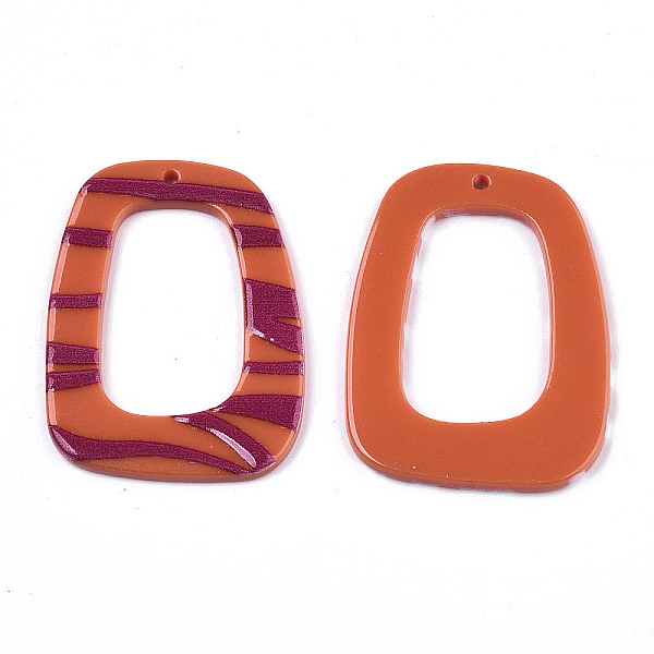 PandaHall Opaque Printed Acrylic Pendants, Trapezoid, Orange Red, 41x31x2~3mm, Hole: 1.5mm Acrylic Trapezoid
PandaHall Opaque Printed Acrylic Pendants, Trapezoid, Orange Red, 41x31x2~3mm, Hole: 1.5mm Acrylic Trapezoid
