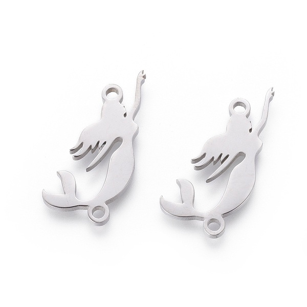 PandaHall 201 Stainless Steel Links, Manual Polishing, Mermaid, Stainless Steel Color, 23x11x1.5mm, Hole: 1.5mm 201 Stainless Steel Fish
PandaHall 201 Stainless Steel Links, Manual Polishing, Mermaid, Stainless Steel Color, 23x11x1.5mm, Hole: 1.5mm 201 Stainless Steel Fish