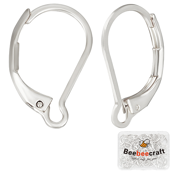 PandaHall Beebeecraft 80Pcs 304 Stainless Steel Leverback Earring Findings, Stainless Steel Color, 16.5x10x2mm, Pin: 1mm 304 Stainless Steel
PandaHall Beebeecraft 80Pcs 304 Stainless Steel Leverback Earring Findings, Stainless Steel Color, 16.5x10x2mm, Pin: 1mm 304 Stainless Steel