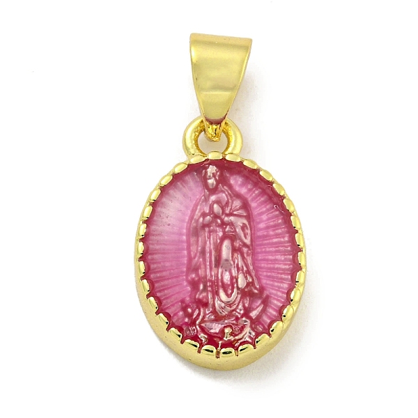 PandaHall Rack Plating Brass Enamel Pendants, Long-Lasting Plated, Lead Free & Cadmium Free, Real 18K Gold Plated, Oval with Saint Charm...
PandaHall Rack Plating Brass Enamel Pendants, Long-Lasting Plated, Lead Free & Cadmium Free, Real 18K Gold Plated, Oval with Saint Charm...