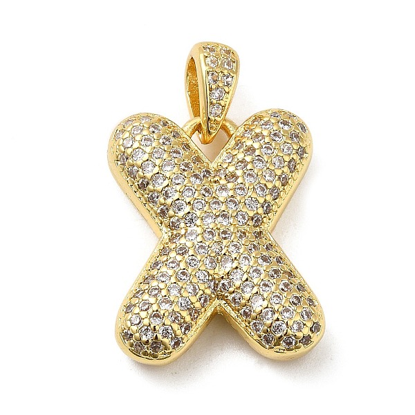 PandaHall Brass Micro Pave Cubic Zirconia Pendants, Cadmium Free & Lead Free, Long-Lasting Plated, Real 18K Gold Plated, Letter X..., Clear
PandaHall Brass Micro Pave Cubic Zirconia Pendants, Cadmium Free & Lead Free, Long-Lasting Plated, Real 18K Gold Plated, Letter X..., Clear