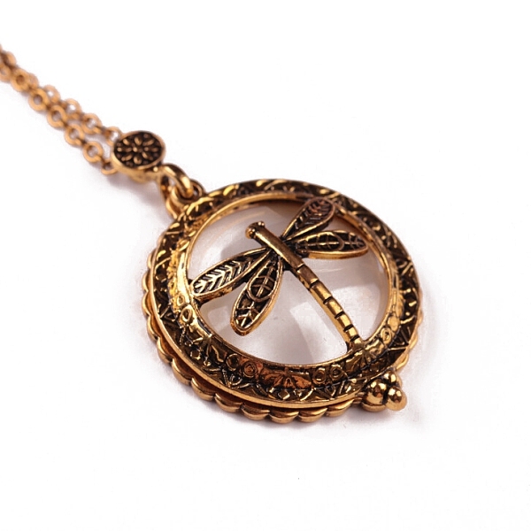 PandaHall Magnifying Glass Magnetic Locket Pendant Necklaces for Women, with Zinc Alloy Cable Chains, Antique Golden, Dragonfly Pattern...
PandaHall Magnifying Glass Magnetic Locket Pendant Necklaces for Women, with Zinc Alloy Cable Chains, Antique Golden, Dragonfly Pattern...