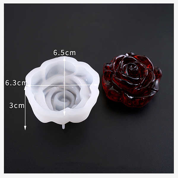 PandaHall Silicone Molds, Epoxy Resin Casting Molds, For UV Resin, DIY Jewelry Craft Making, Flower, White, 63x65x30mm Silicone Flower White
PandaHall Silicone Molds, Epoxy Resin Casting Molds, For UV Resin, DIY Jewelry Craft Making, Flower, White, 63x65x30mm Silicone Flower White