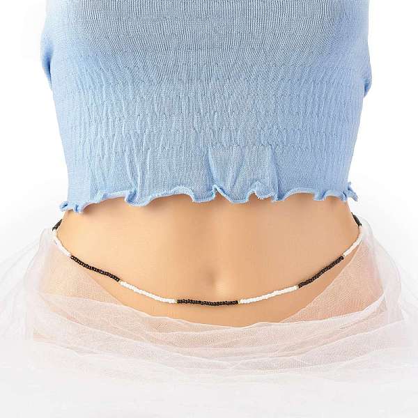 PandaHall Summer Jewelry Waist Bead, Body Chain, Glass Seed Beaded Belly Chain, Bikini Jewelry for Woman Girl, Black, 32-1/4 inch(82cm)...
PandaHall Summer Jewelry Waist Bead, Body Chain, Glass Seed Beaded Belly Chain, Bikini Jewelry for Woman Girl, Black, 32-1/4 inch(82cm)...