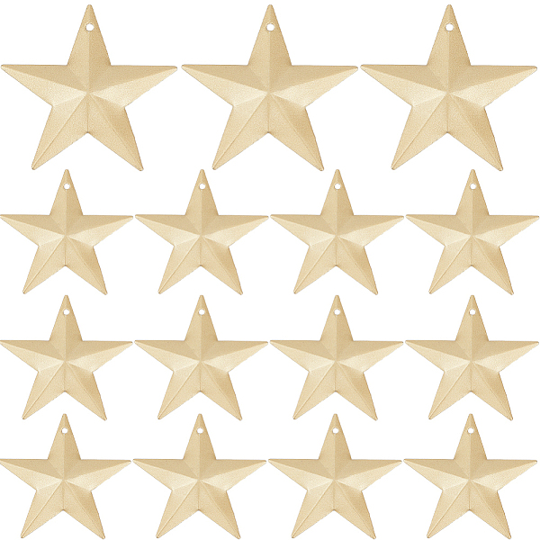 PandaHall Gorgecraft Iron Pendants, Star Charm, Matte Gold Color, 45x47x3mm, Hole: 1mm, 30pcs/box Iron Star
PandaHall Gorgecraft Iron Pendants, Star Charm, Matte Gold Color, 45x47x3mm, Hole: 1mm, 30pcs/box Iron Star