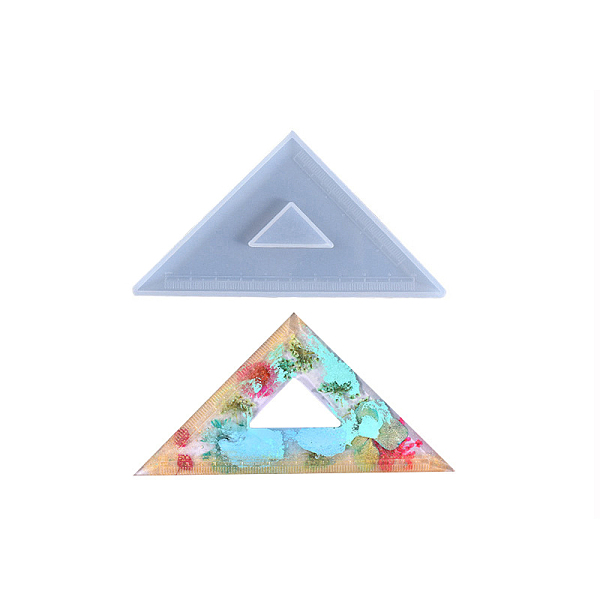PandaHall DIY 45 Degree Ruler Silicone Molds, Resin Casting Molds, Triangle, 92x92x4mm Silicone Triangle White
PandaHall DIY 45 Degree Ruler Silicone Molds, Resin Casting Molds, Triangle, 92x92x4mm Silicone Triangle White