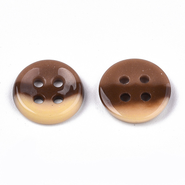 PandaHall 4-Hole Handmade Lampwork Sewing Buttons, Tri-colored, Flat Round, Sienna, 11.5x2.5mm, Hole: 1.2mm Lampwork Flat Round Brown
PandaHall 4-Hole Handmade Lampwork Sewing Buttons, Tri-colored, Flat Round, Sienna, 11.5x2.5mm, Hole: 1.2mm Lampwork Flat Round Brown