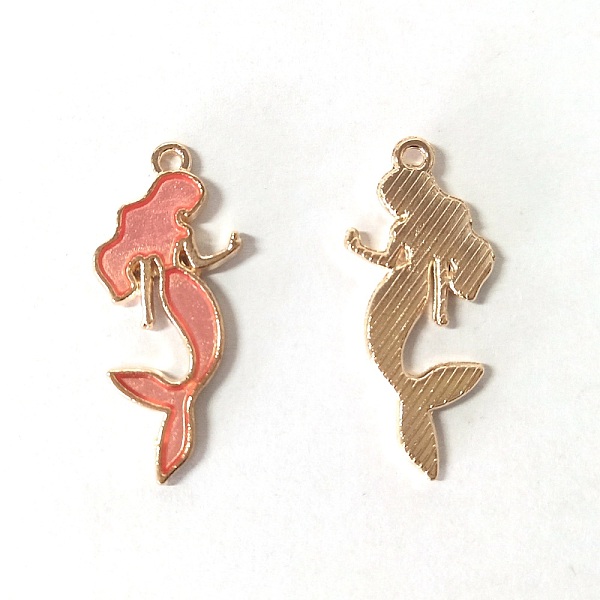 PandaHall Alloy Enamel Pendants, Mermaid Shape, Salmon 29x13x2mm, Hole: 1.5mm Alloy+Enamel Fish Red
PandaHall Alloy Enamel Pendants, Mermaid Shape, Salmon 29x13x2mm, Hole: 1.5mm Alloy+Enamel Fish Red