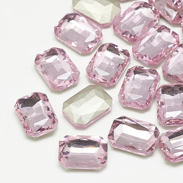 PandaHall Pointed Back Glass Rhinestone Cabochons, Faceted, Rectangle Octagon, Light Rose, 18x13x5mm Glass Rhinestone Octagon Pink
PandaHall Pointed Back Glass Rhinestone Cabochons, Faceted, Rectangle Octagon, Light Rose, 18x13x5mm Glass Rhinestone Octagon Pink