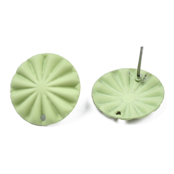 PandaHall Spray Painted Iron Stud Earring Findings, with Hole, Flat Round, Yellow Green, 17mm, Hole: 1.2mm, Pin: 0.7mm Iron Flat Round
PandaHall Spray Painted Iron Stud Earring Findings, with Hole, Flat Round, Yellow Green, 17mm, Hole: 1.2mm, Pin: 0.7mm Iron Flat Round