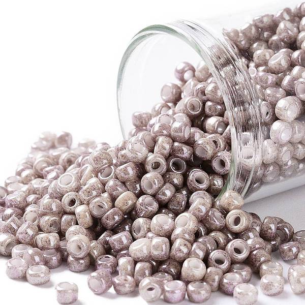 PandaHall TOHO Round Seed Beads, Japanese Seed Beads, (1203) Opaque Taupe Cocoa Marbled, 8/0, 3mm, Hole: 1mm, about 222pcs/10g Glass Purple
PandaHall TOHO Round Seed Beads, Japanese Seed Beads, (1203) Opaque Taupe Cocoa Marbled, 8/0, 3mm, Hole: 1mm, about 222pcs/10g Glass Purple