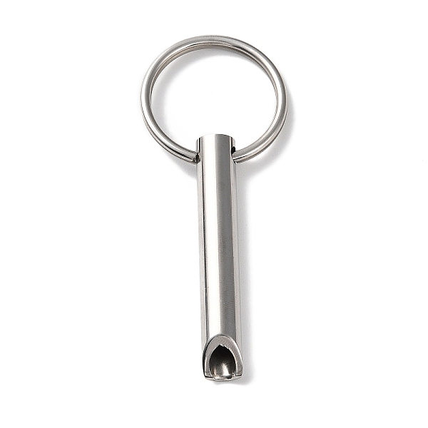 PandaHall 304 Stainless Steel Anxiety Breathing Whistle Keychains, for Relaxation Meditation Mindfulness, Column, Stainless Steel Color...
PandaHall 304 Stainless Steel Anxiety Breathing Whistle Keychains, for Relaxation Meditation Mindfulness, Column, Stainless Steel Color...