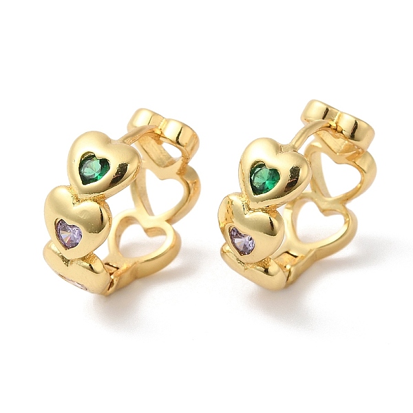 PandaHall Cubic Zirconia Heart Wrap Hoop Earrings, Rack Plating Brass Jewelry for Women, Cadmium Free & Lead Free, Real 18K Gold Plated...
PandaHall Cubic Zirconia Heart Wrap Hoop Earrings, Rack Plating Brass Jewelry for Women, Cadmium Free & Lead Free, Real 18K Gold Plated...