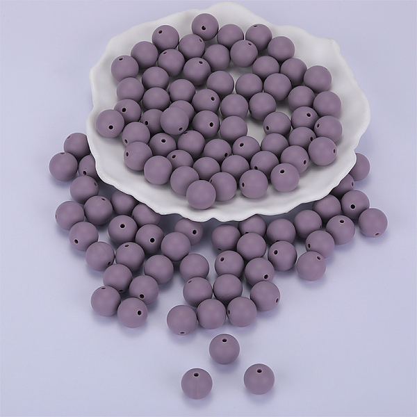 PandaHall Round Silicone Focal Beads, Chewing Beads For Teethers, DIY Nursing Necklaces Making, Thistle, 15mm, Hole: 2mm Silicone Round..., Purple
PandaHall Round Silicone Focal Beads, Chewing Beads For Teethers, DIY Nursing Necklaces Making, Thistle, 15mm, Hole: 2mm Silicone Round..., Purple
