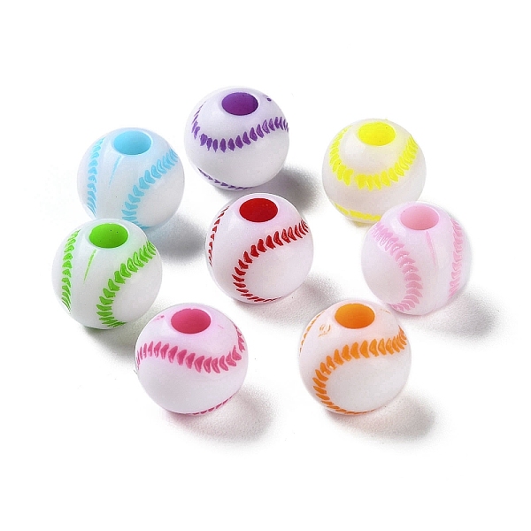 PandaHall Opaque Acrylic European Beads, Craft Style, Large Hole Beads, Tennis Ball, Mixed Color, 11x10.5mm, Hole: 4mm, about 1000pcs/500g..., Multicolor
PandaHall Opaque Acrylic European Beads, Craft Style, Large Hole Beads, Tennis Ball, Mixed Color, 11x10.5mm, Hole: 4mm, about 1000pcs/500g..., Multicolor