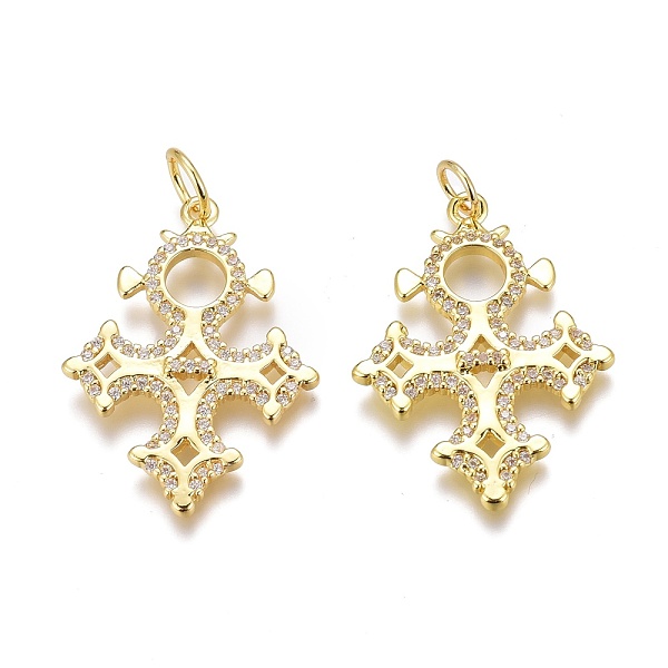 PandaHall Brass Micro Pave Clear Cubic Zirconia Pendants, with Jump Rings, Long-Lasting Plated, Cross, Real 18K Gold Plated, 27.5x20x2.5mm...
PandaHall Brass Micro Pave Clear Cubic Zirconia Pendants, with Jump Rings, Long-Lasting Plated, Cross, Real 18K Gold Plated, 27.5x20x2.5mm...
