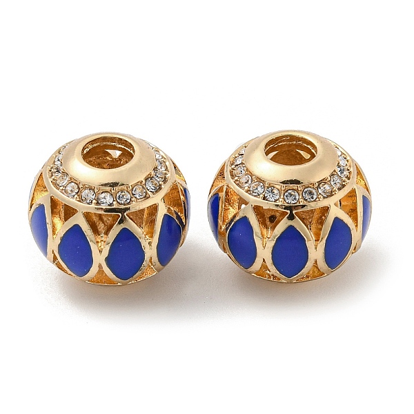 PandaHall Alloy Enamel European Beads, with Rhinestone, Large Hole Beads, Rondelle, Golden, 14.5x13mm, Hole: 4.5mm Alloy Rhinestone+Enamel...
PandaHall Alloy Enamel European Beads, with Rhinestone, Large Hole Beads, Rondelle, Golden, 14.5x13mm, Hole: 4.5mm Alloy Rhinestone+Enamel...