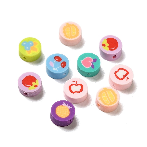 PandaHall Handmade Polymer Clay Beads, Flat Round, Mixed Color, 9~9.5x4~4.5mm, Hole: 1.5~1.8mm Polymer Clay Flat Round Multicolor
PandaHall Handmade Polymer Clay Beads, Flat Round, Mixed Color, 9~9.5x4~4.5mm, Hole: 1.5~1.8mm Polymer Clay Flat Round Multicolor