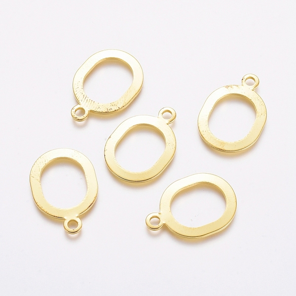 PandaHall Rack Plating Brass Pendants, Oval, Golden, 23x16x1mm, Hole: 2.5mm Brass Oval
PandaHall Rack Plating Brass Pendants, Oval, Golden, 23x16x1mm, Hole: 2.5mm Brass Oval