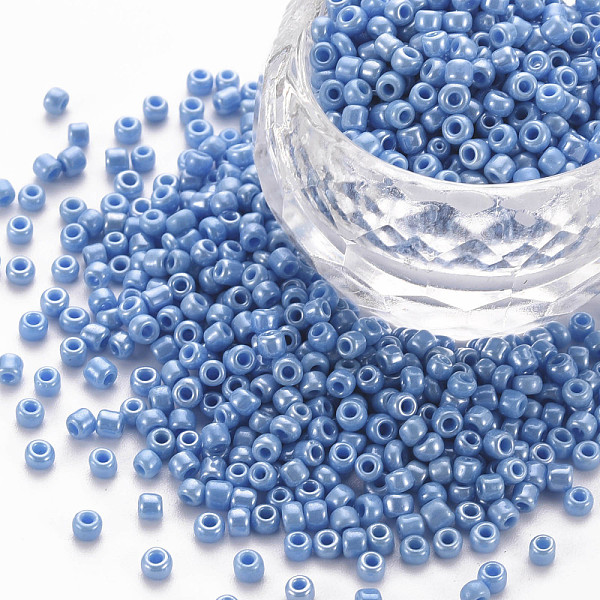 PandaHall 6/0 Glass Seed Beads, Opaque Colors Lustered, Round, Round Hole, Cornflower Blue, 6/0, 4mm, Hole: 1.5mm, about 500pcs/50g, 50g/bag...
PandaHall 6/0 Glass Seed Beads, Opaque Colors Lustered, Round, Round Hole, Cornflower Blue, 6/0, 4mm, Hole: 1.5mm, about 500pcs/50g, 50g/bag...