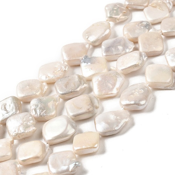 PandaHall Natural Keshi Pearl Beads Strands, Baroque Pearls, Cultured Freshwater Pearl, Rhombus, PapayaWhip, 14~15.5x12.5~13x4~5.5mm, Hole..., Orange
PandaHall Natural Keshi Pearl Beads Strands, Baroque Pearls, Cultured Freshwater Pearl, Rhombus, PapayaWhip, 14~15.5x12.5~13x4~5.5mm, Hole..., Orange