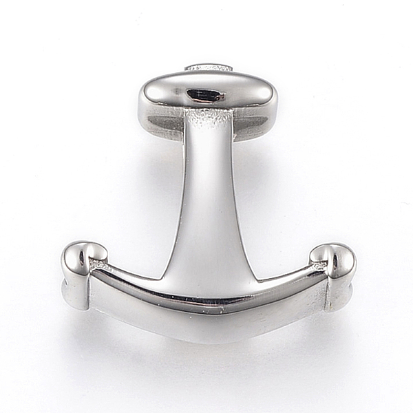 PandaHall 304 Stainless Steel Slide Charms, Anchor, Stainless Steel Color, 20x21x9.5mm, Hole: 6x13mm 304 Stainless Steel Anchor & Helm
PandaHall 304 Stainless Steel Slide Charms, Anchor, Stainless Steel Color, 20x21x9.5mm, Hole: 6x13mm 304 Stainless Steel Anchor & Helm