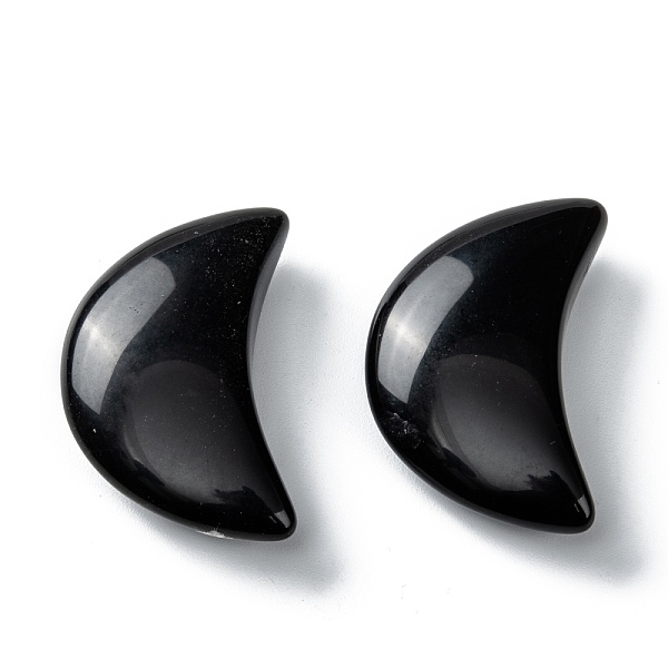 PandaHall Natural Obsidian Beads, No Hole/Undrilled, for Wire Wrapped Pendant Making, Moon, 34~35x22x7~10mm Obsidian Moon
PandaHall Natural Obsidian Beads, No Hole/Undrilled, for Wire Wrapped Pendant Making, Moon, 34~35x22x7~10mm Obsidian Moon