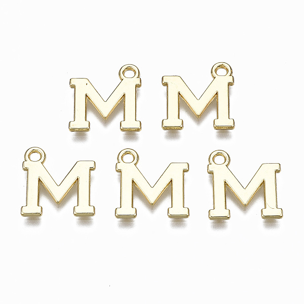 PandaHall Alloy Charms, Cadmium Free & Nickel Free & Lead Free, Alphabet, Real 16K Gold Plated, Letter.M, 14x13x1mm, Hole: 1.6mm Alloy...
PandaHall Alloy Charms, Cadmium Free & Nickel Free & Lead Free, Alphabet, Real 16K Gold Plated, Letter.M, 14x13x1mm, Hole: 1.6mm Alloy...